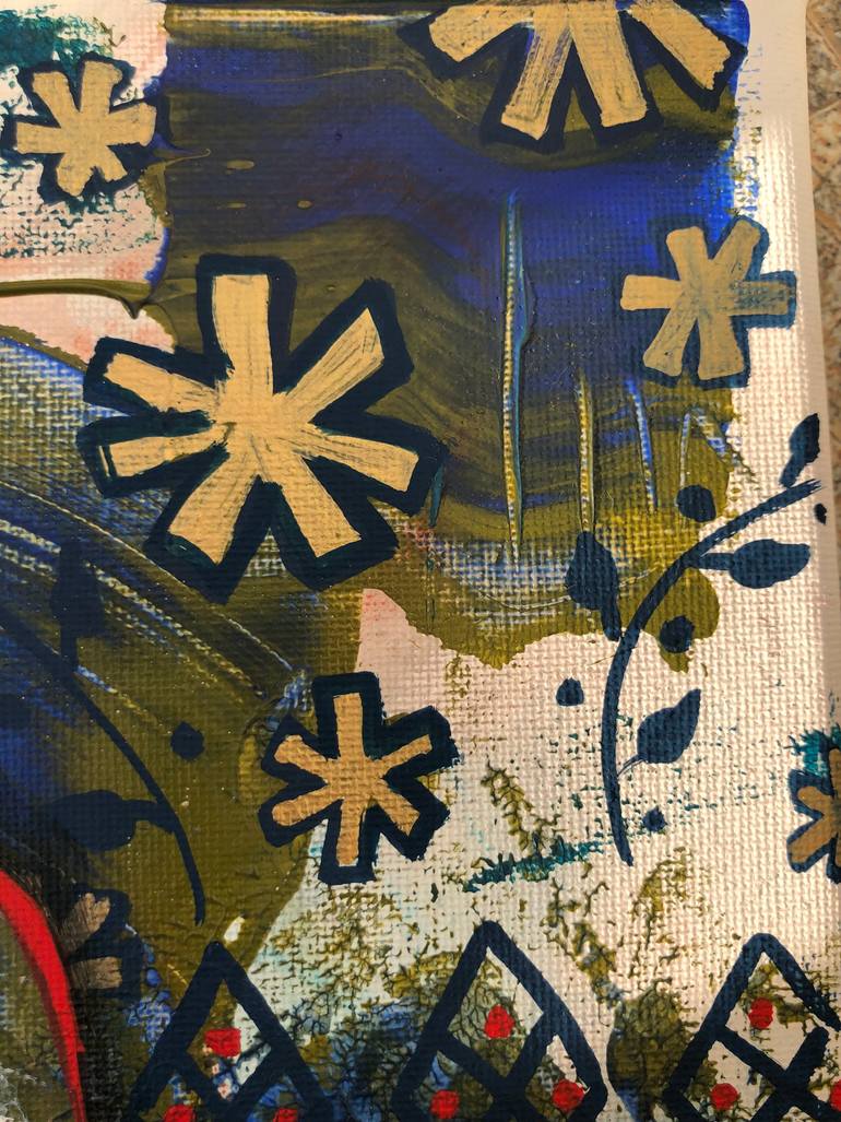 Original Conceptual People Painting by Yuliia Chaika