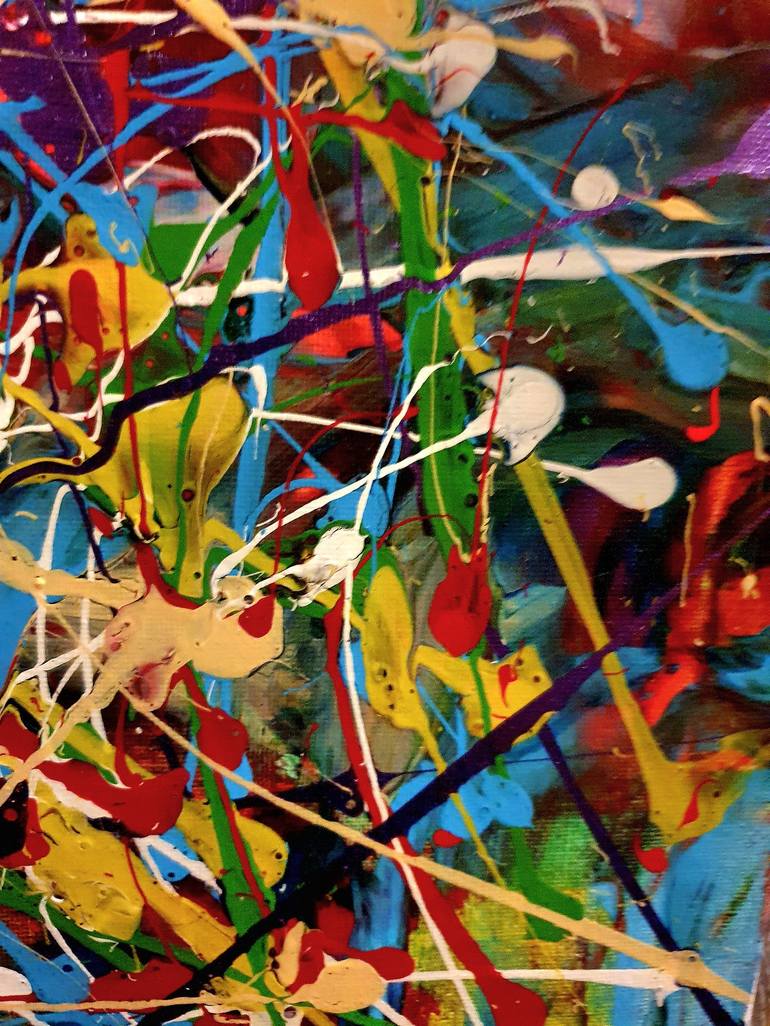 Original Abstract Painting by Neil Saxton 