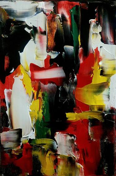 Original Abstract Expressionism Abstract Painting by Neil Saxton 