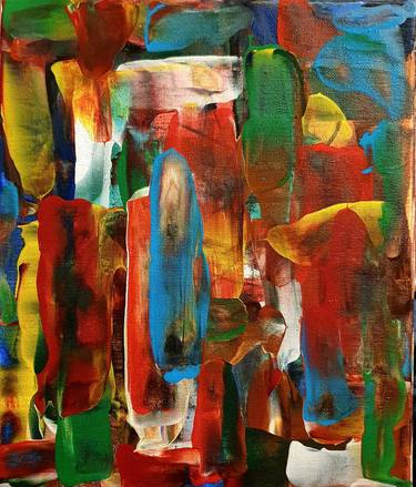 Original Abstract Expressionism Abstract Paintings by Neil Saxton