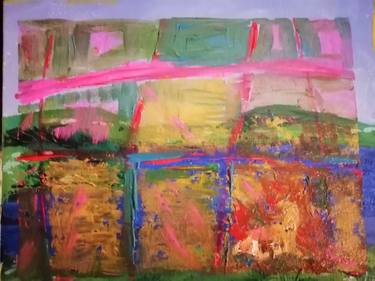 Original Abstract Painting by Rosie Lynch