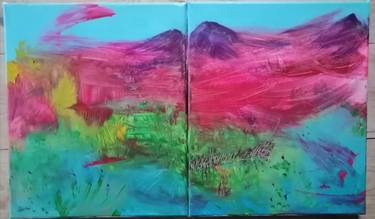 Original Fine Art Landscape Painting by Rosie Lynch