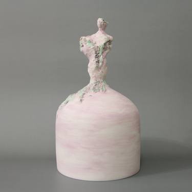Pink Blossom - Decorative Bottle thumb