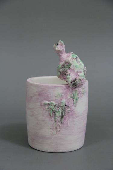 Pink Blossom - Candle Holder thumb