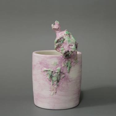Pink Blossom - Candle Holder thumb
