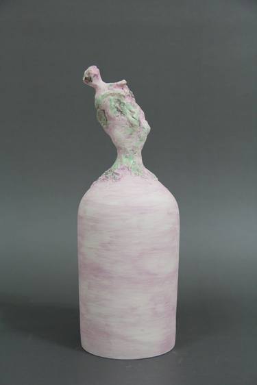 Pink Blossom - Decorative Bottle thumb