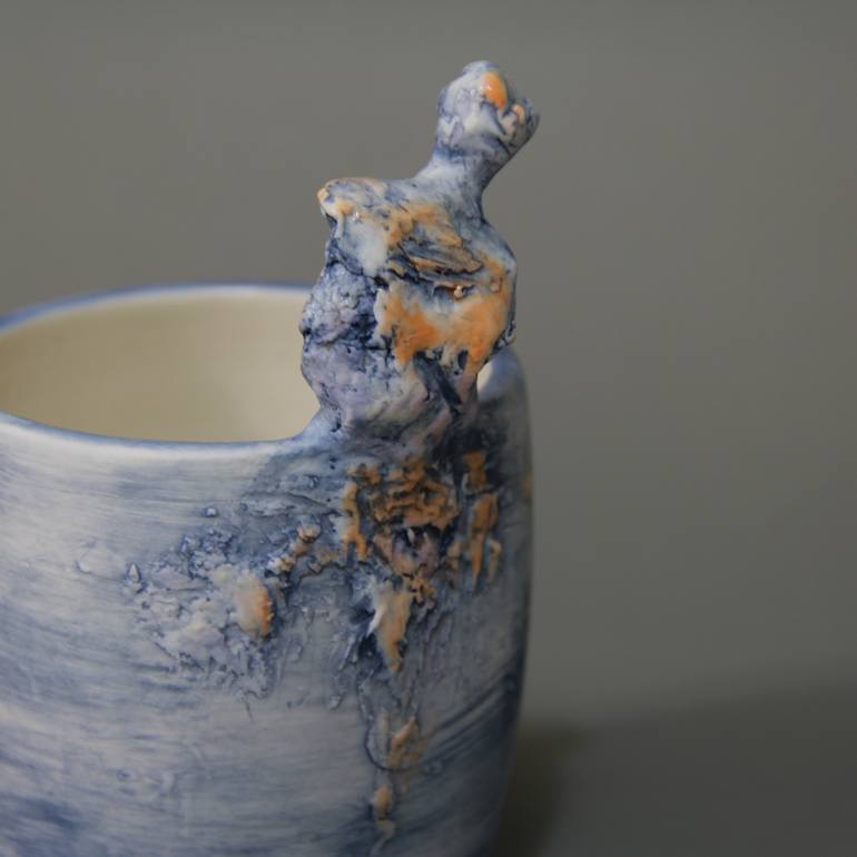 Original Abstract People Sculpture by Jessie Cheung