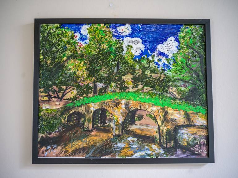 Original Expressionism Landscape Painting by Galya Mead