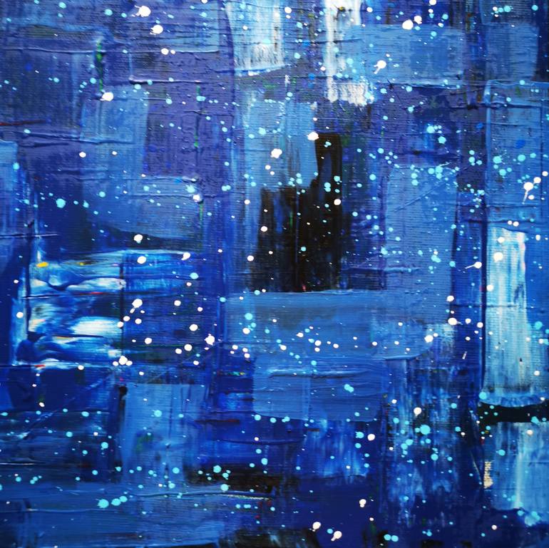 Original Abstract Expressionism Abstract Painting by Grin Dozy