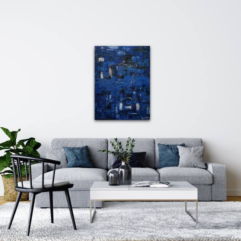 Original Abstract Expressionism Abstract Painting by Grin Dozy