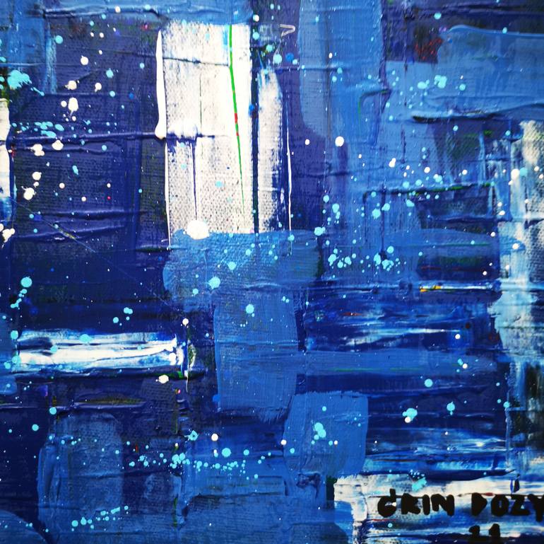 Original Abstract Expressionism Abstract Painting by Grin Dozy