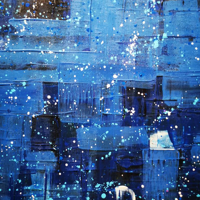 Original Abstract Expressionism Abstract Painting by Grin Dozy