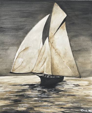 Original Ship Paintings by Ellie Mir
