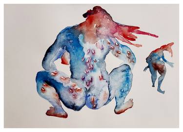 Print of Abstract Expressionism Body Paintings by Nivedita Saha