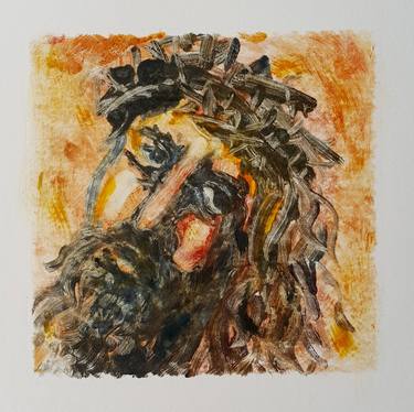 Original Contemporary Religion Printmaking by Nivedita Saha