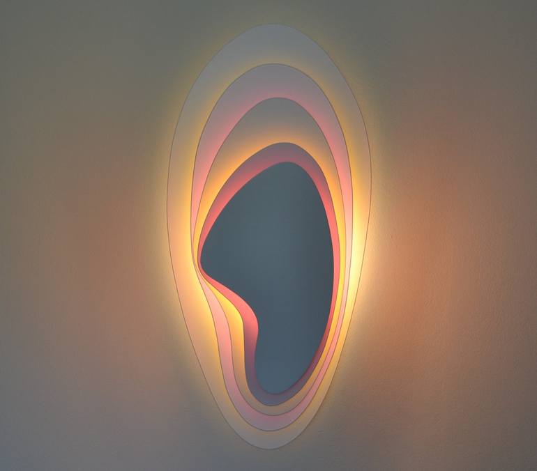 Original Abstract Light Installation by Blank Blank