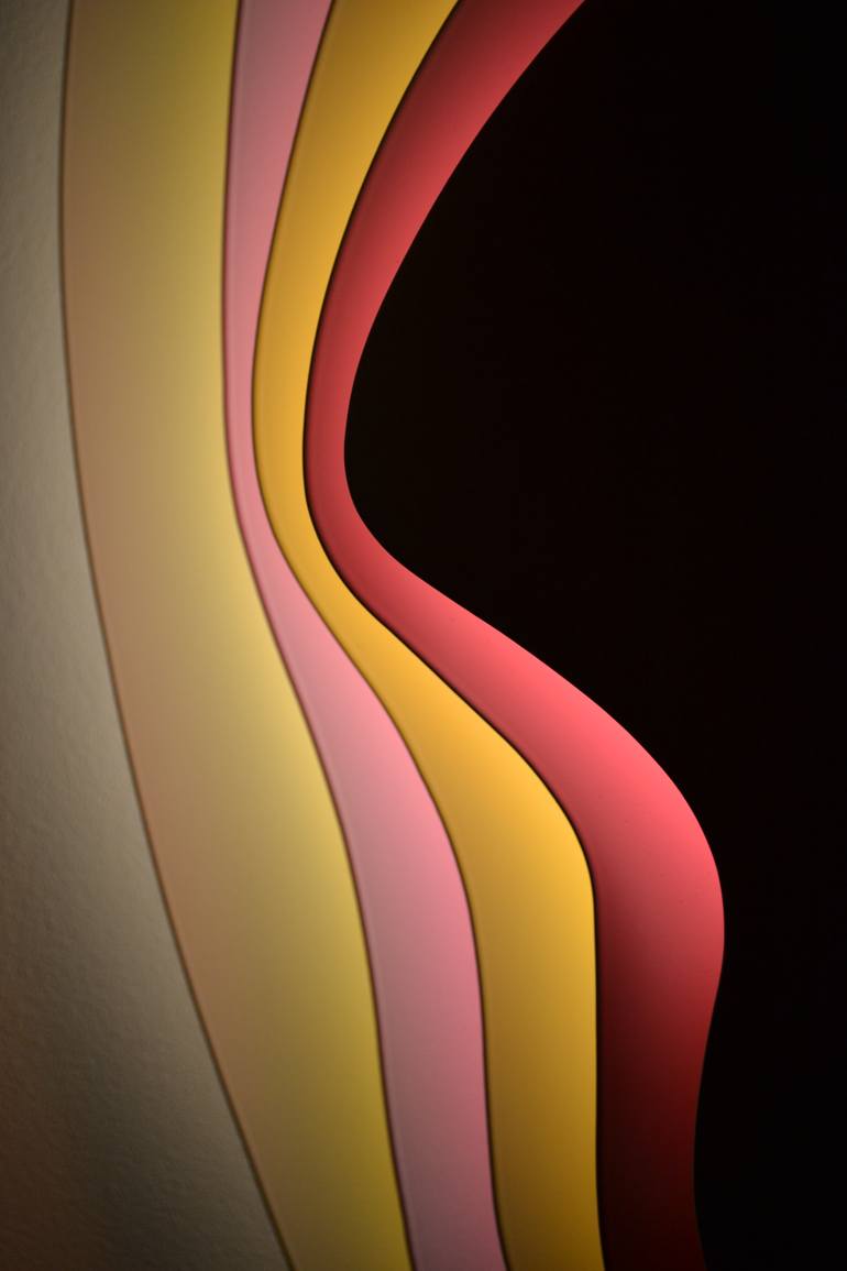 Original Abstract Light Installation by Blank Blank