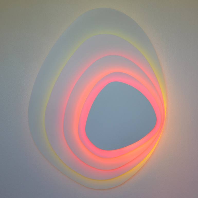 Original Abstract Light Installation by Blank Blank