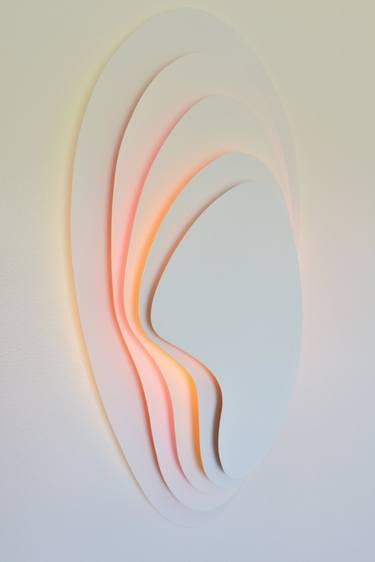 Original Abstract Light Installation by Blank Blank