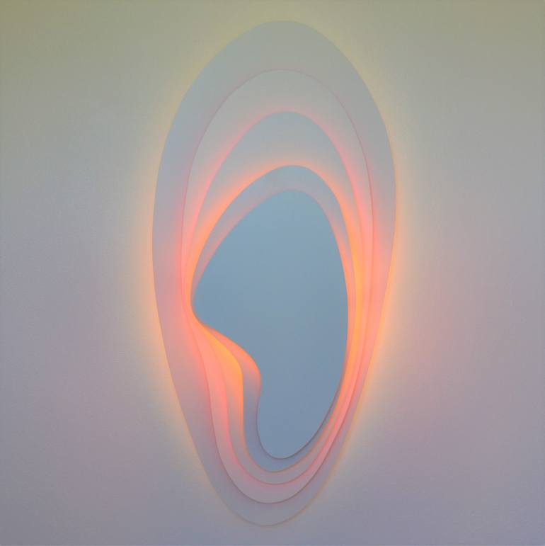 Original Abstract Light Installation by Blank Blank