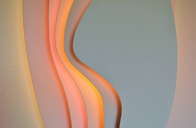 Original Abstract Light Installation by Blank Blank