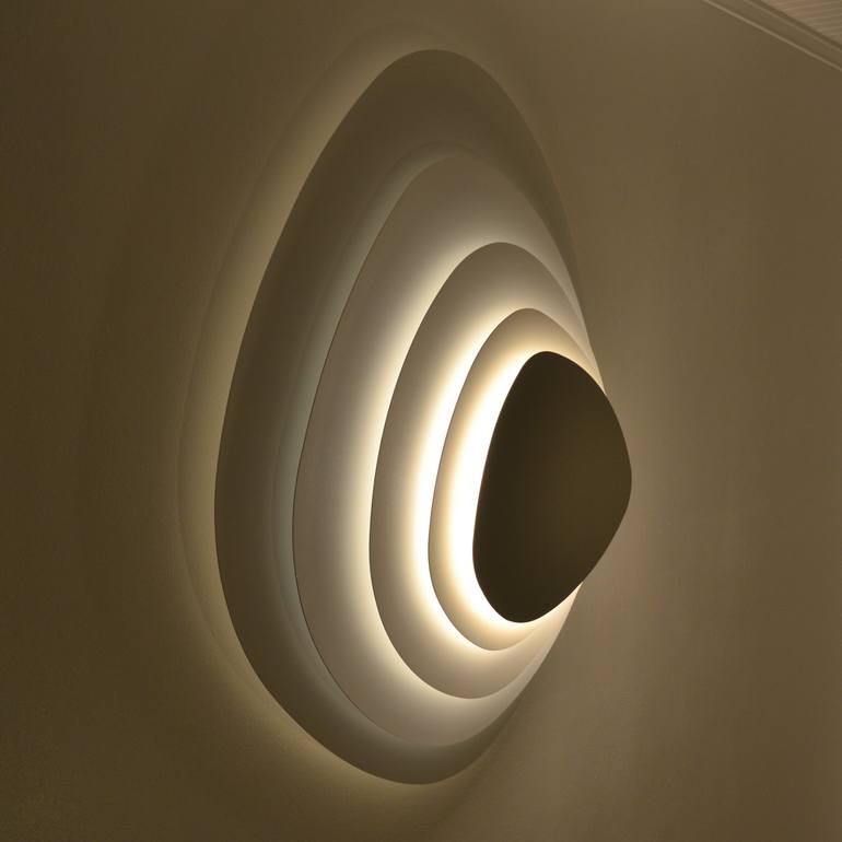 Original Abstract Light Installation by Blank Blank