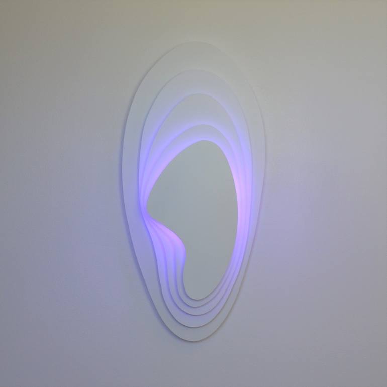 Original Abstract Light Installation by Blank Blank