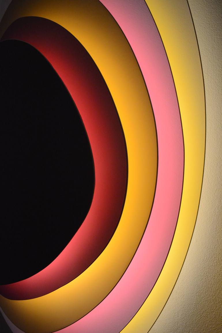 Original Abstract Light Installation by Blank Blank