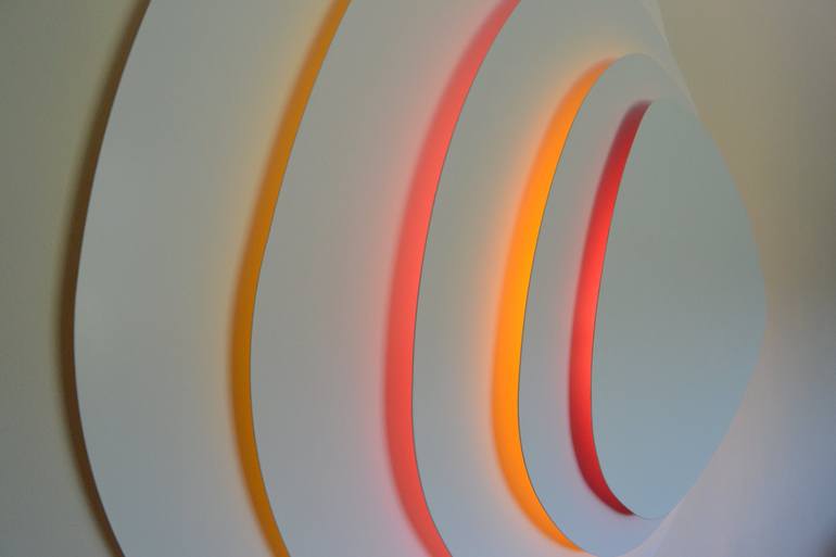 Original Abstract Light Installation by Blank Blank