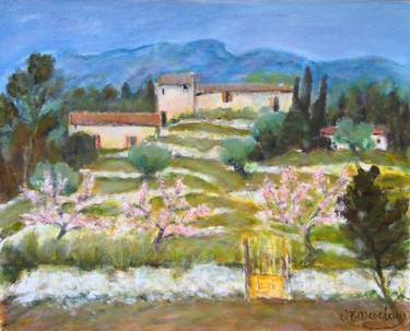 Original Impressionism Landscape Paintings by Josyane Desclaux
