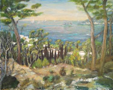 Original Impressionism Seascape Paintings by Josyane Desclaux