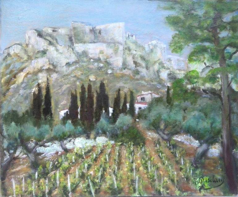Print of Impressionism Landscape Paintings by Josyane Desclaux