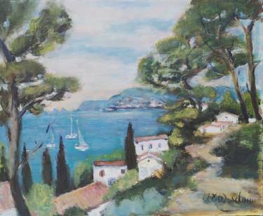 Original Impressionism Seascape Paintings by Josyane Desclaux