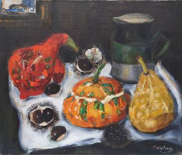 Print of Impressionism Still Life Paintings by Josyane Desclaux