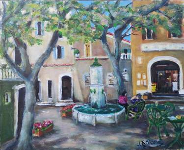 Original Impressionism Rural life Paintings by Josyane Desclaux