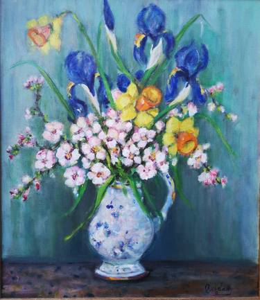 Original Floral Paintings by Josyane Desclaux