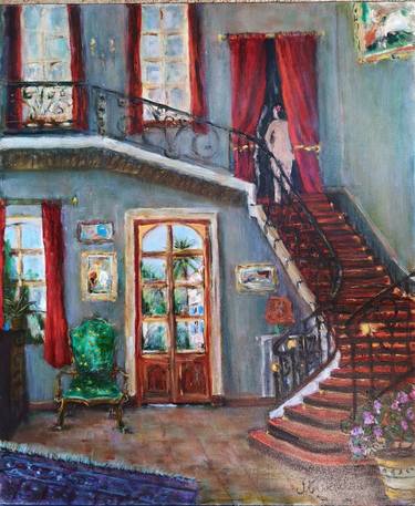 Original Impressionism Architecture Paintings by Josyane Desclaux