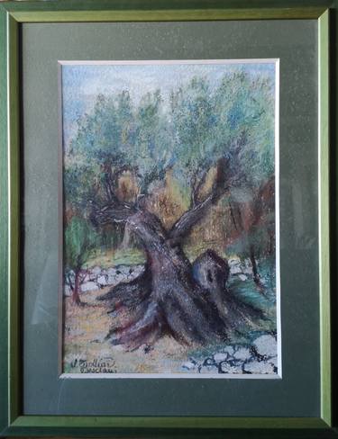 Print of Tree Paintings by Josyane Desclaux