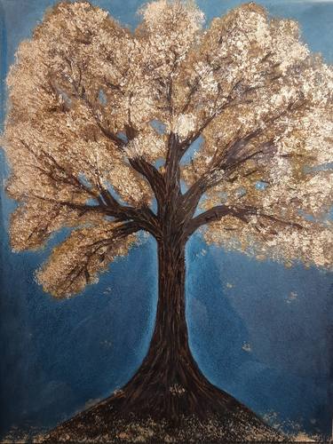 Original Modern Tree Paintings by Tetiana Kuts