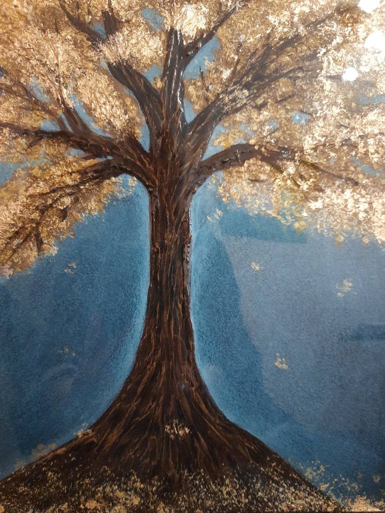 Original Modern Tree Painting by Tetiana Kuts