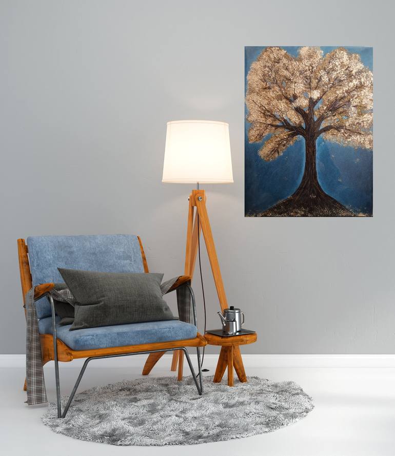 Original Modern Tree Painting by Tetiana Kuts