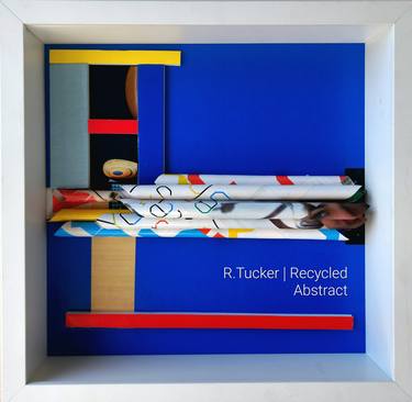 Original Abstract Geometric Paintings by R Tucker