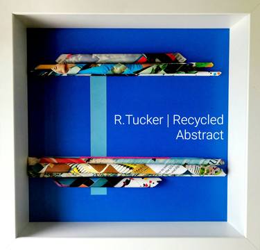 Original Abstract Geometric Paintings by R Tucker