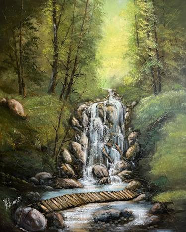 Print of Fine Art Nature Paintings by Dragan Nikolić