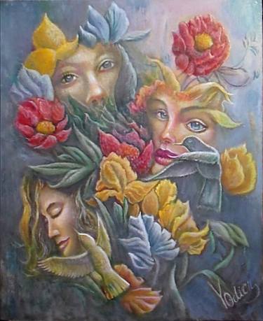 Print of Surrealism Floral Paintings by Yuri Orlicz