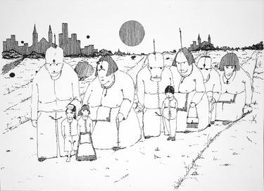 Original Documentary Religion Drawings by Kuba Grydniewski