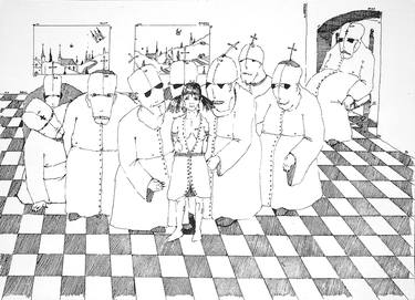 Original Contemporary Mortality Drawings by Kuba Grydniewski