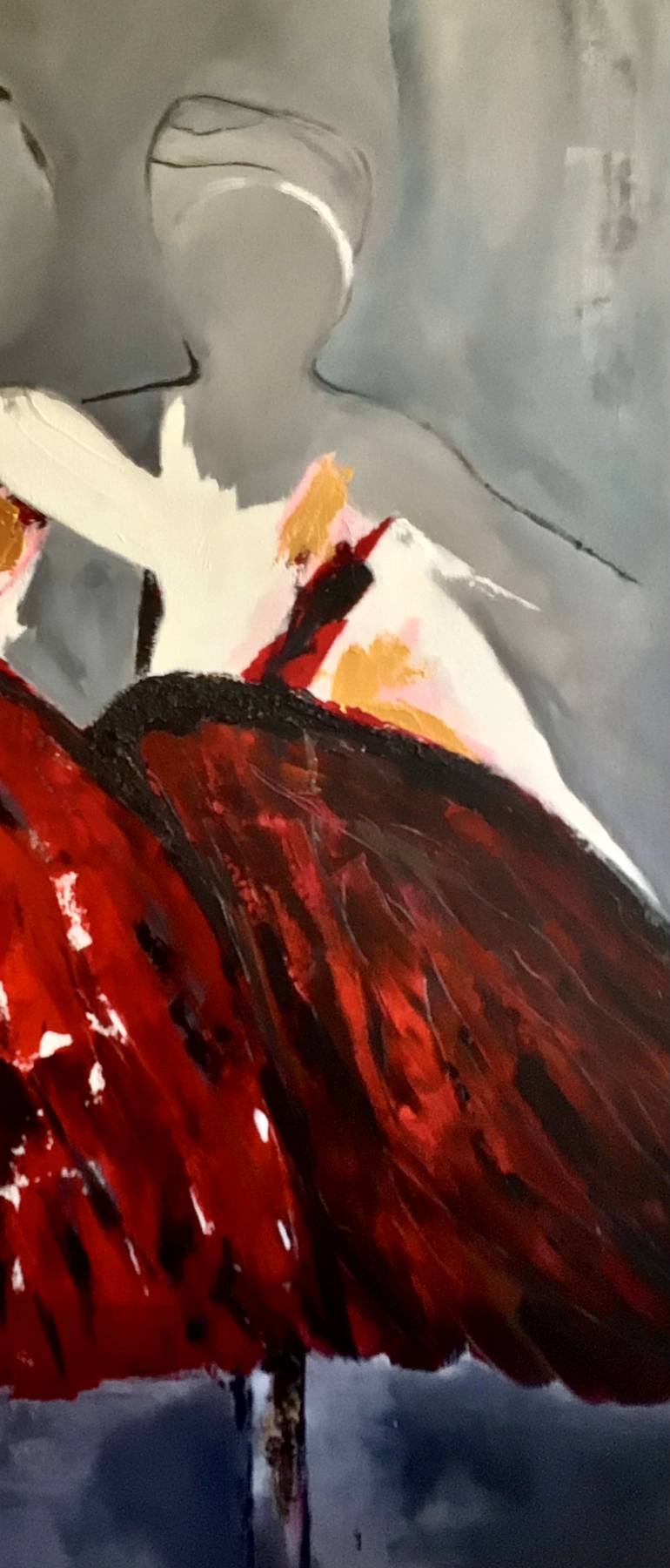 Original Abstract Expressionism Abstract Painting by Philippe  Juan Masure