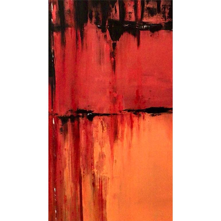 Original Abstract Expressionism Abstract Painting by Phil Juan  masure