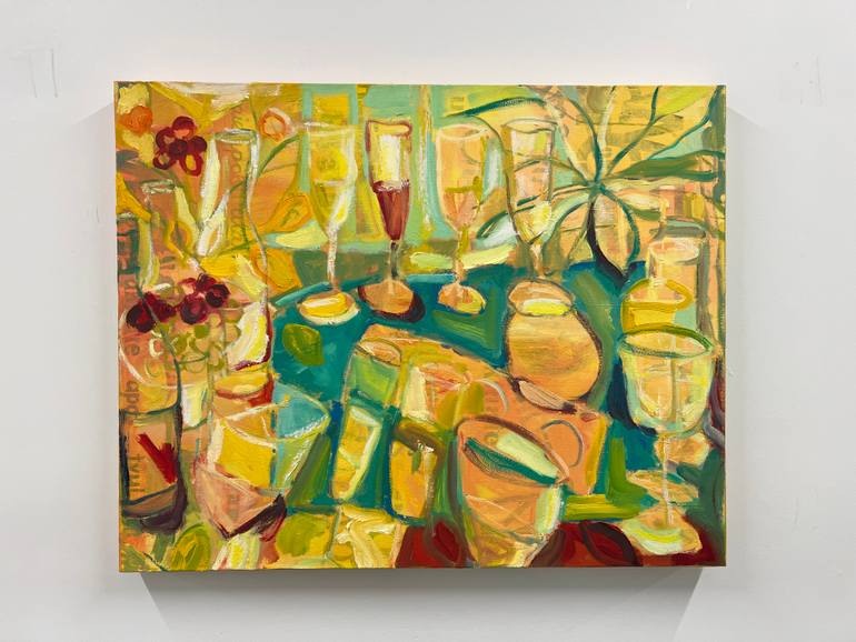 Original Conceptual Abstract Painting by Tiffany Stronsky